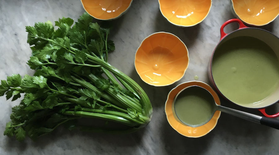 Crema de apio e hinojo